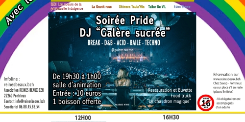 les billets pour la soirée Pride du 02 Aout à Pontrieux sont en vente !
